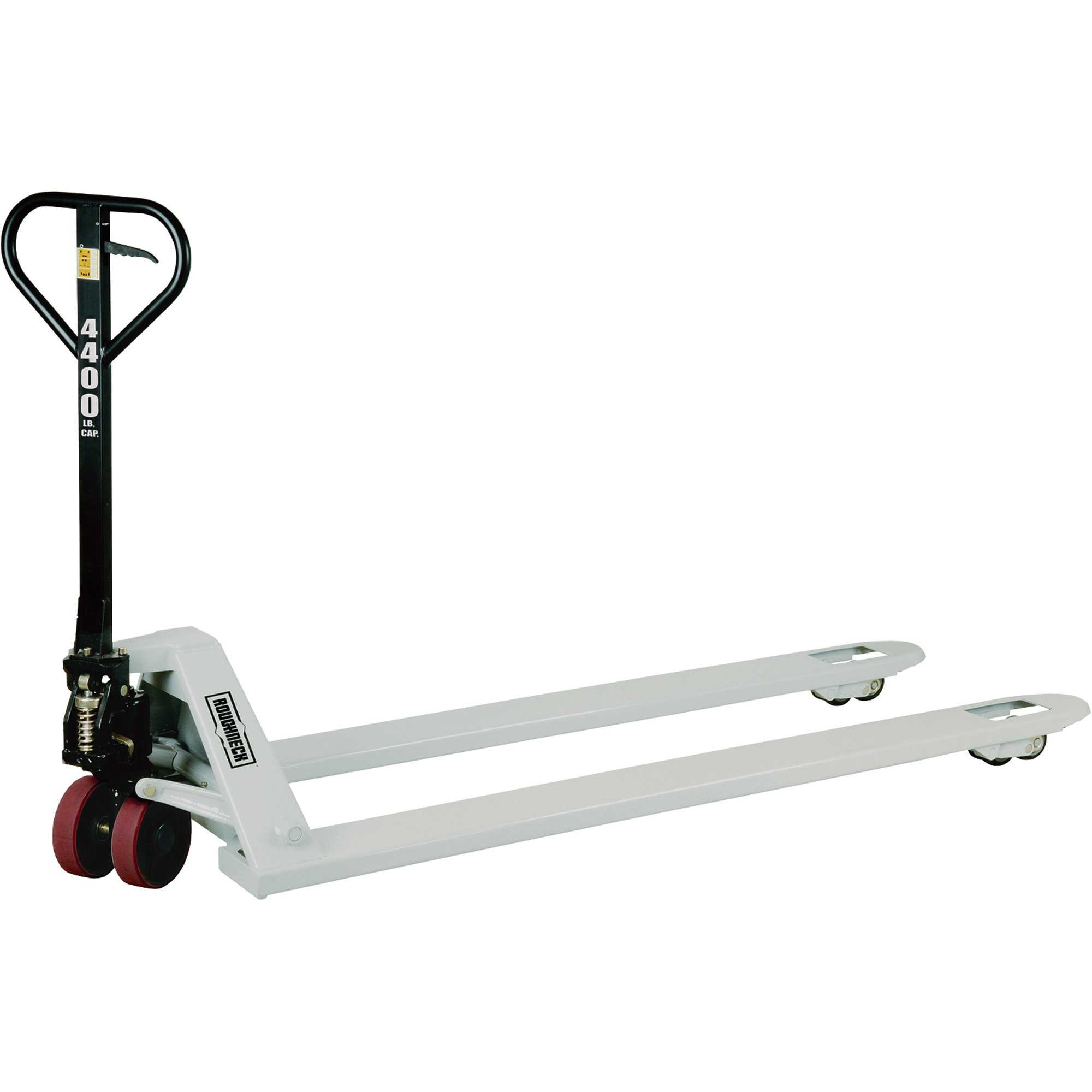Please see replacement Item# 55832. Strongway Pallet Jack with Extra-Long Fork — 4400-Lb. Capacity